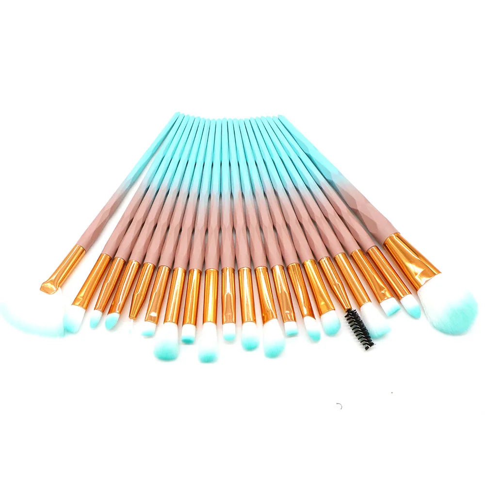 2026 Professional 20 Pcs/Set Makeup Brushes Set Foundation Power Eyeshadow Blusher Blending Make Up Brush Beauty Cosmetic Tools