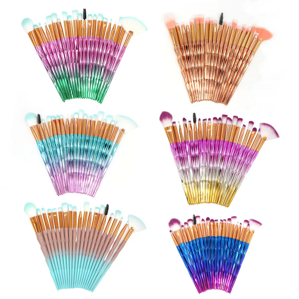2026 Professional 20 Pcs/Set Makeup Brushes Set Foundation Power Eyeshadow Blusher Blending Make Up Brush Beauty Cosmetic Tools