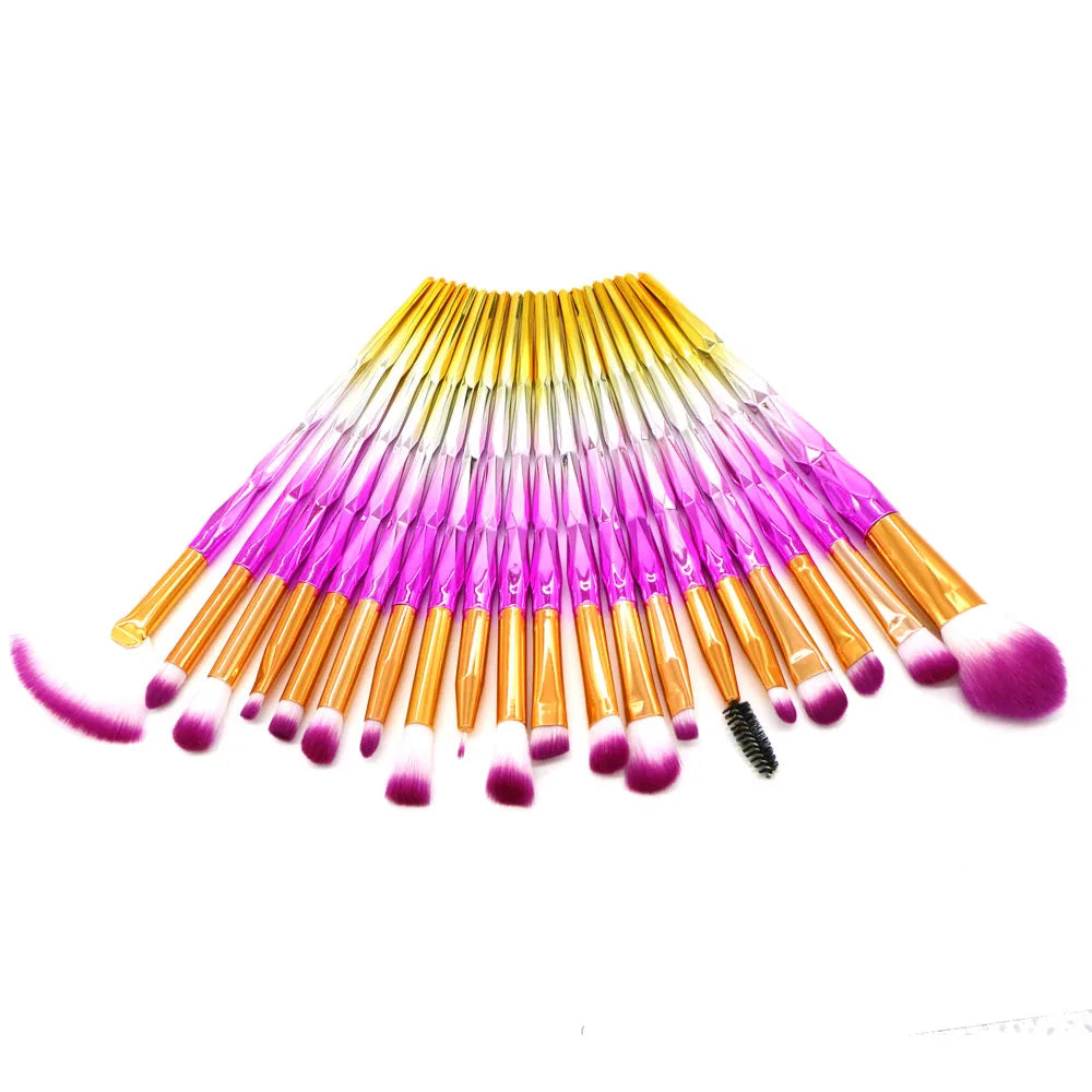 2026 Professional 20 Pcs/Set Makeup Brushes Set Foundation Power Eyeshadow Blusher Blending Make Up Brush Beauty Cosmetic Tools