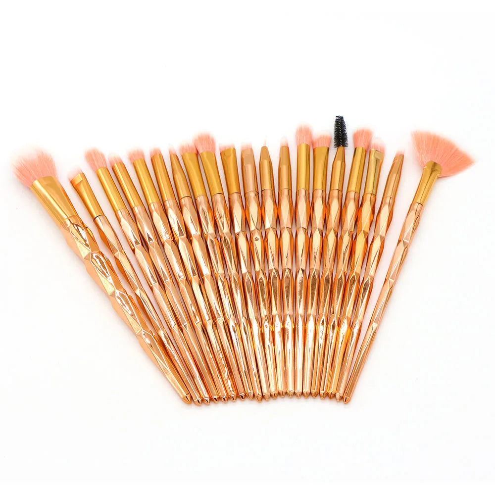 2026 Professional 20 Pcs/Set Makeup Brushes Set Foundation Power Eyeshadow Blusher Blending Make Up Brush Beauty Cosmetic Tools